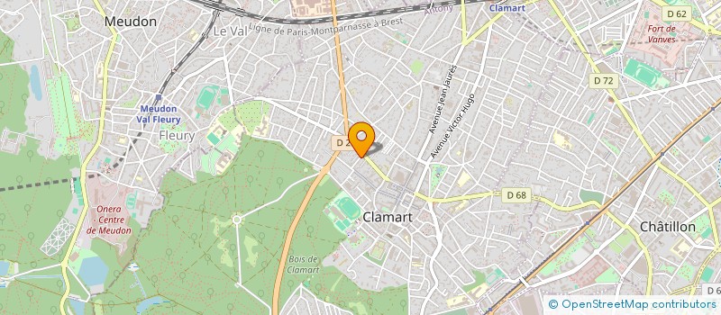 localisation de l'entreprise MONSIEUR STEPHANE CORRE à CLAMART