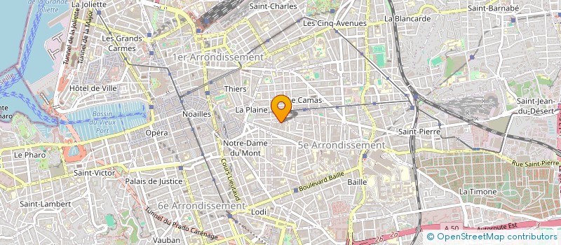 localisation de l'entreprise MONSIEUR STEPHANE COSENZA  MARSEILLE