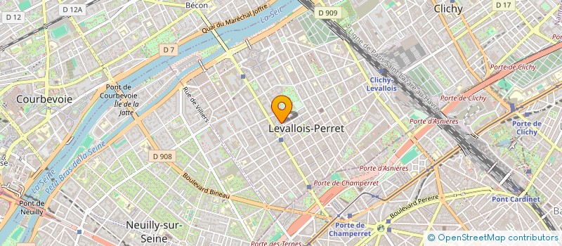 localisation de l'entreprise MONSIEUR STEPHANE COSME à LEVALLOIS PERRET