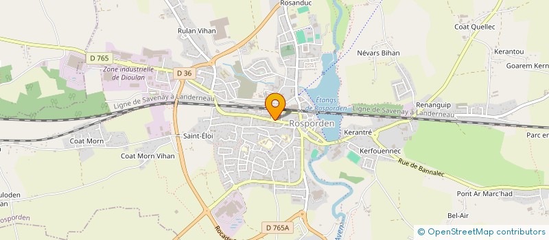 localisation de l'entreprise MONSIEUR STEPHANE COTTO  ROSPORDEN