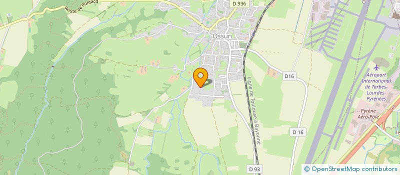 localisation de l'entreprise MONSIEUR STEPHANE COUCHIES  OSSUN