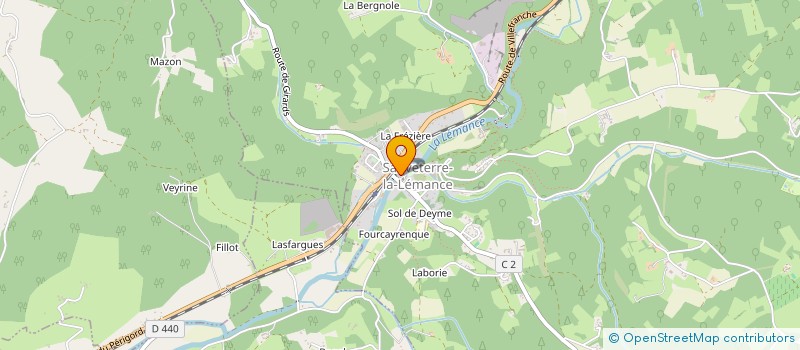 localisation de l'entreprise MONSIEUR STEPHANE COUDERC  CONDEZAYGUES