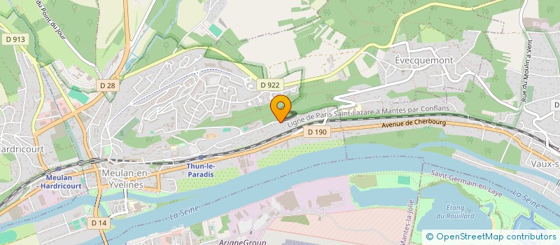 localisation de l'entreprise MONSIEUR STEPHANE COUDRELLE  MEULAN-EN-YVELINES