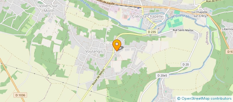 localisation de l'entreprise MONSIEUR STEPHANE COUE  VOULANGIS