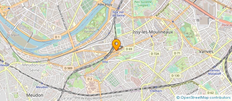 localisation de l'entreprise MONSIEUR STEPHANE COULET à ISSY-LES-MOULINEAUX