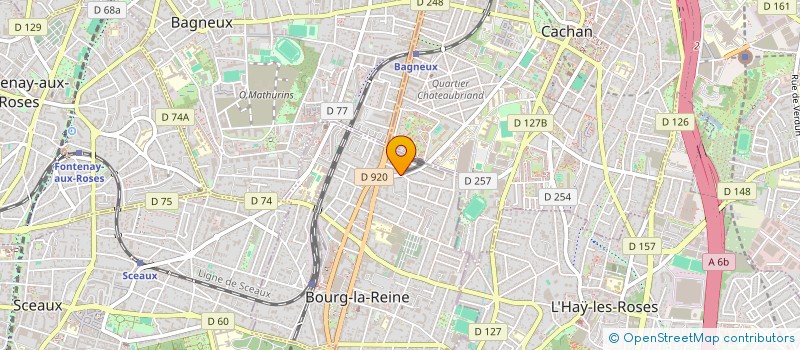 localisation de l'entreprise MONSIEUR STEPHANE COURCHE à BOURG-LA-REINE