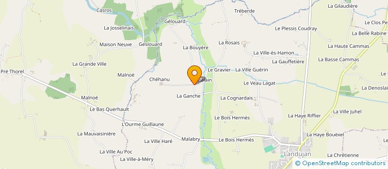 localisation de l'entreprise MONSIEUR STEPHANE COURTEL à LANDUJAN