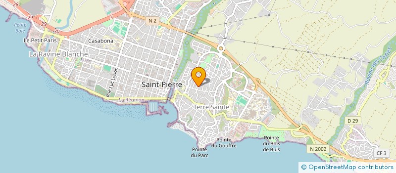 localisation de l'entreprise MONSIEUR STEPHANE COUSIN à SAINT-PIERRE