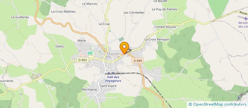 localisation de l'entreprise MONSIEUR STEPHANE COUSINOU à CRESSENSAC-SARRAZAC