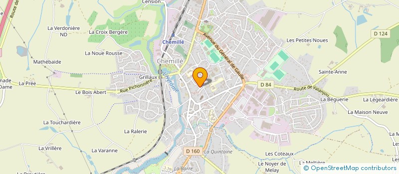 localisation de l'entreprise MONSIEUR STEPHANE COUSSEAU  CHEMILLE-EN-ANJOU