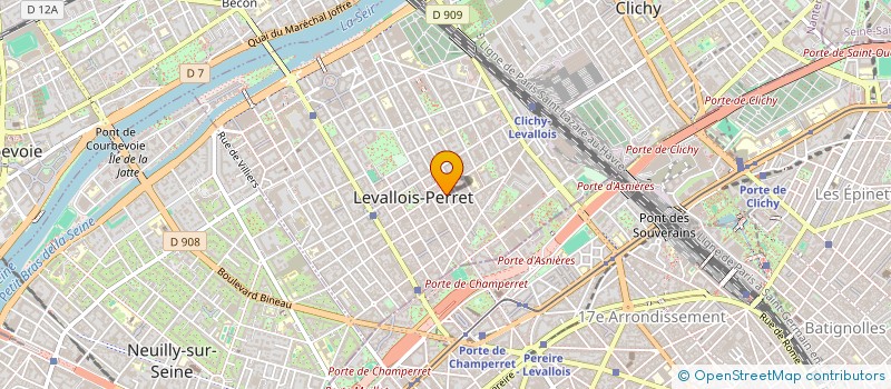 localisation de l'entreprise MONSIEUR STEPHANE COUTANT à LEVALLOIS-PERRET