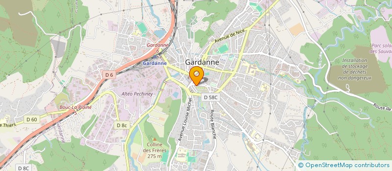 localisation de l'entreprise MONSIEUR STEPHANE COUTAYAR à GARDANNE
