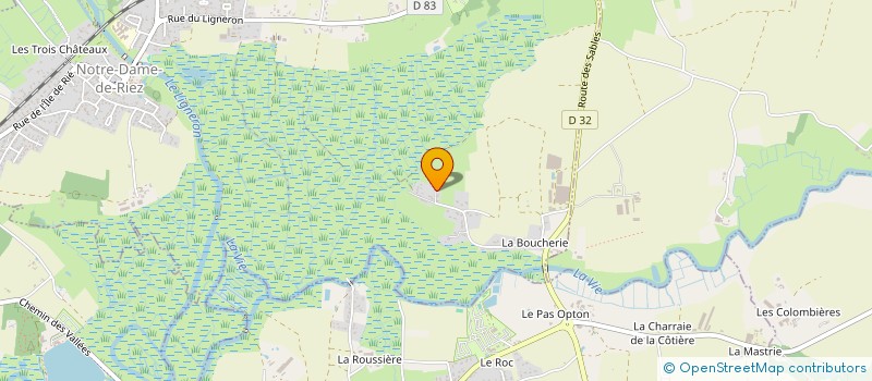 localisation de l'entreprise MONSIEUR STEPHANE COUTON  NOTRE-DAME-DE-RIEZ