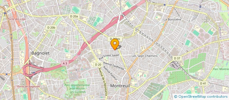 localisation de l'entreprise MONSIEUR STEPHANE COUTURAS à MONTREUIL