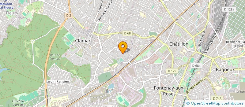 localisation de l'entreprise MONSIEUR STEPHANE COUVE-BONNAIRE à CLAMART