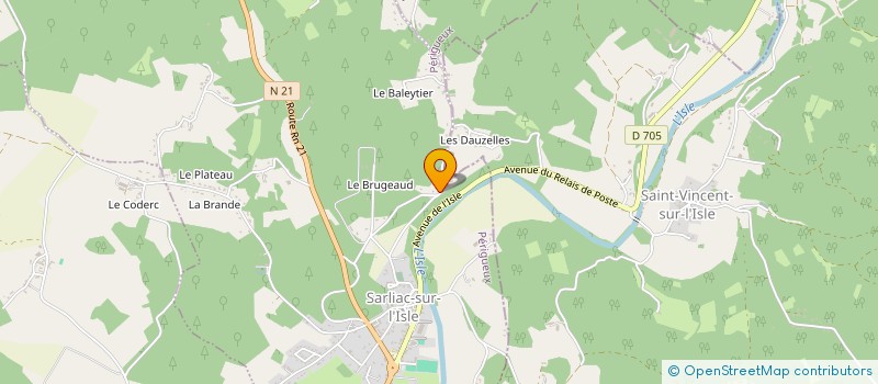 localisation de l'entreprise MONSIEUR STEPHANE CRAMAREGEAS  SARLIAC-SUR-L'ISLE