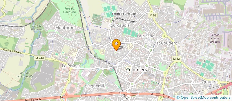 localisation de l'entreprise MONSIEUR STEPHANE CROITY  COLOMIERS