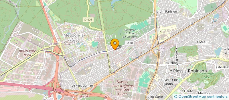 localisation de l'entreprise MONSIEUR STEPHANE CRUZ à CLAMART
