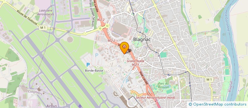 localisation de l'entreprise MONSIEUR STEPHANE CUQ à BLAGNAC