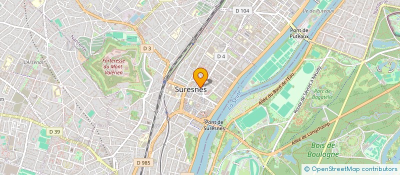 localisation de l'entreprise MONSIEUR STEPHANE CURINCKX à SURESNES
