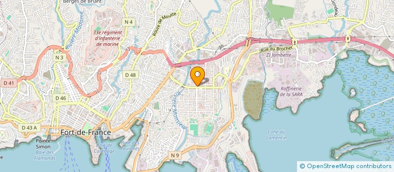 localisation de l'entreprise MONSIEUR STEPHANE CYRILLE  FORT-DE-FRANCE