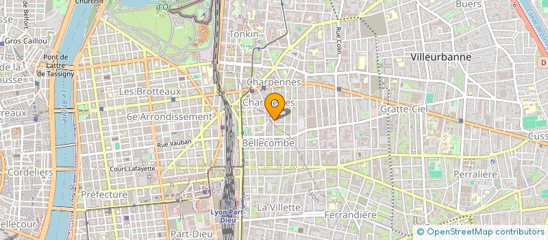 localisation de l'entreprise MONSIEUR STEPHANE D'AGOSTINO  VILLEURBANNE