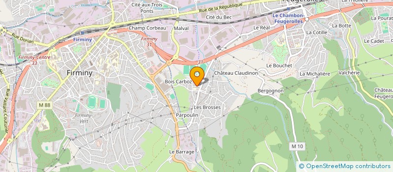 localisation de l'entreprise MONSIEUR STEPHANE D ALMEIDA  LE CHAMBON-FEUGEROLLES