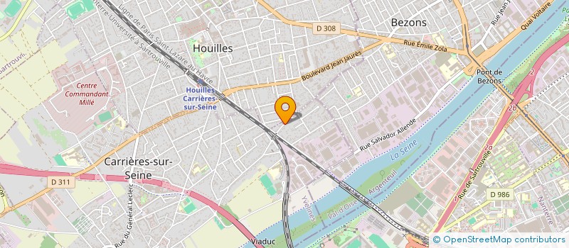 localisation de l'entreprise MONSIEUR STEPHANE DA COSTA à CARRIERES-SUR-SEINE