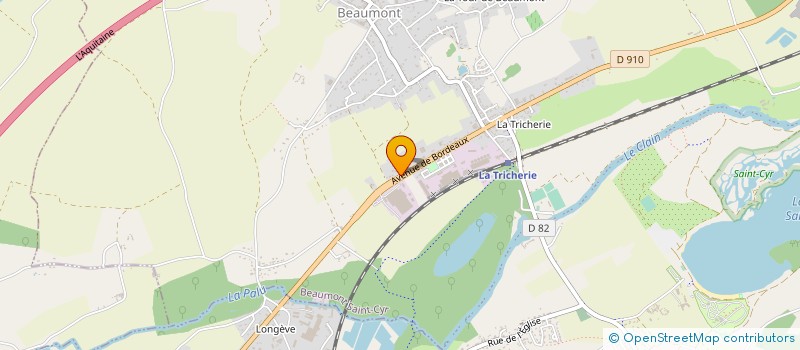 localisation de l'entreprise MONSIEUR STEPHANE DA SILVA COSTA  BEAUMONT SAINT-CYR