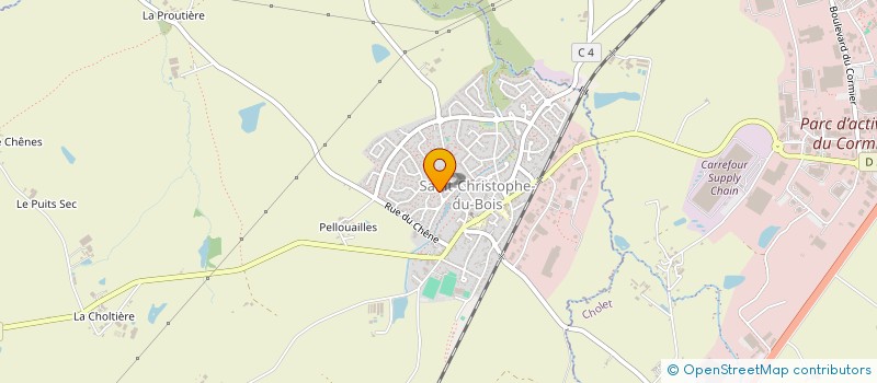 localisation de l'entreprise MONSIEUR STEPHANE DABIN  SAINT-LEGER-SOUS-CHOLET