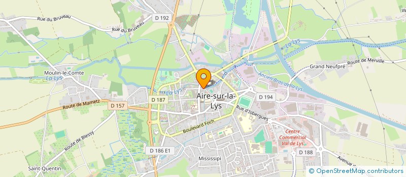 localisation de l'entreprise MONSIEUR STEPHANE DAGBERT  AIRE-SUR-LA-LYS