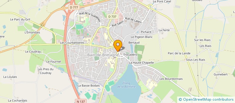 localisation de l'entreprise MONSIEUR STEPHANE DAGNAUD à BAIN-DE-BRETAGNE