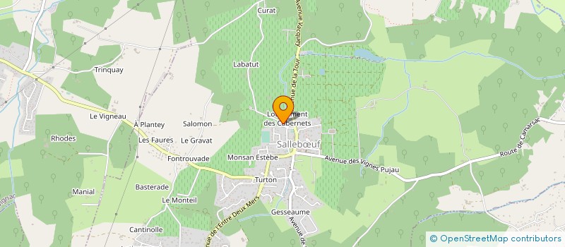 localisation de l'entreprise MONSIEUR STEPHANE DAGNEAU  SALLEBUF