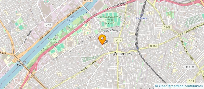 localisation de l'entreprise MONSIEUR STEPHANE DAH LANDE  COLOMBES