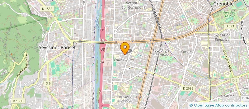 localisation de l'entreprise MONSIEUR STEPHANE DALOISO  GRENOBLE