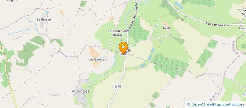 localisation de l'entreprise MONSIEUR STEPHANE DAMPIERRE à AUBINGES