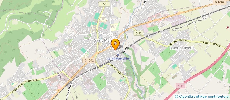 localisation de l'entreprise MONSIEUR STEPHANE DANCETE  SAINT-MARCELLIN