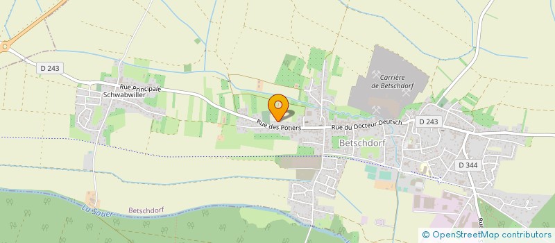 localisation de l'entreprise MONSIEUR STEPHANE DANGLER  BETSCHDORF