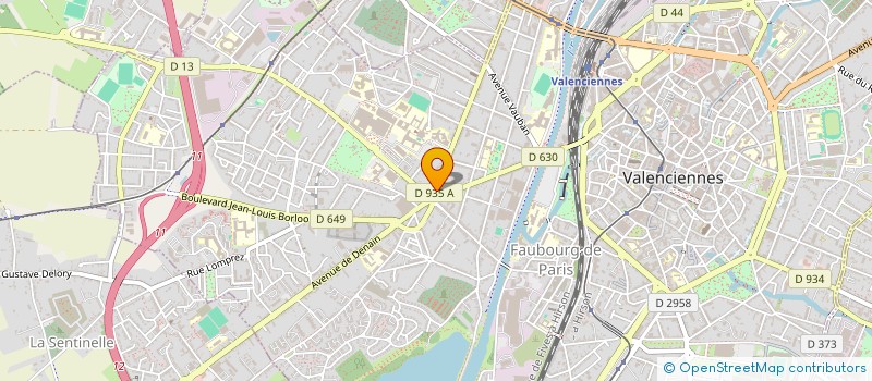 localisation de l'entreprise MONSIEUR STEPHANE DANIEL GARY  VALENCIENNES