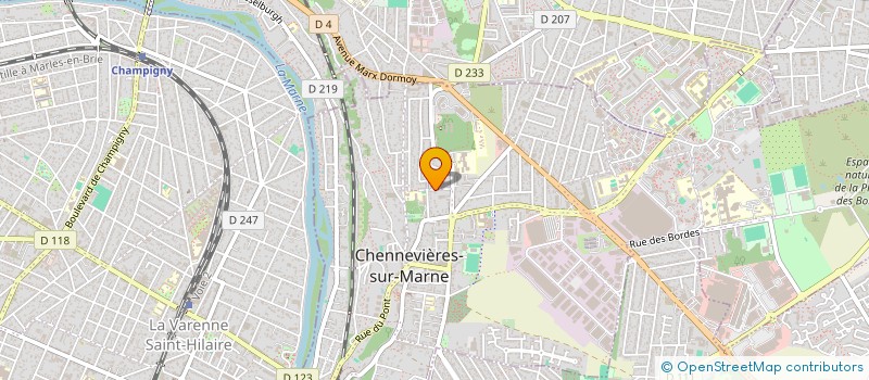 localisation de l'entreprise MONSIEUR STEPHANE DANVIN  CHENNEVIERES-SUR-MARNE