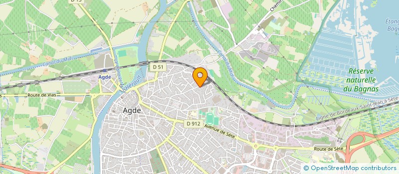 localisation de l'entreprise MONSIEUR STEPHANE DANY  AGDE