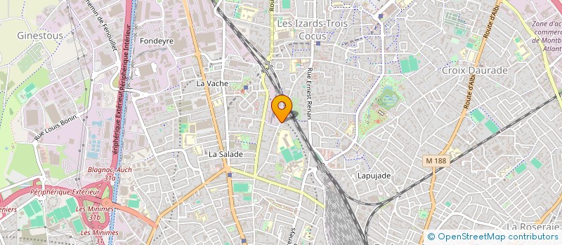 localisation de l'entreprise MONSIEUR STEPHANE DAOUST  TOULOUSE