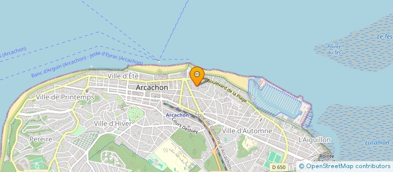 localisation de l'entreprise MONSIEUR STEPHANE DARRIEUTORT  ARCACHON