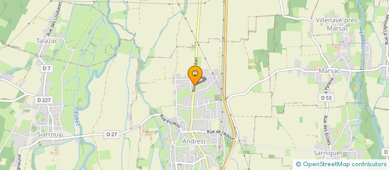 localisation de l'entreprise MONSIEUR STEPHANE DASQUE  ANDREST