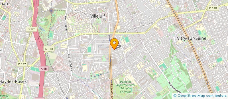 localisation de l'entreprise MONSIEUR STEPHANE DASSE  VILLEJUIF