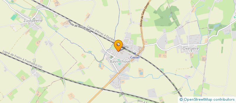 localisation de l'entreprise MONSIEUR STEPHANE DASSONNEVILLE  OXELAERE