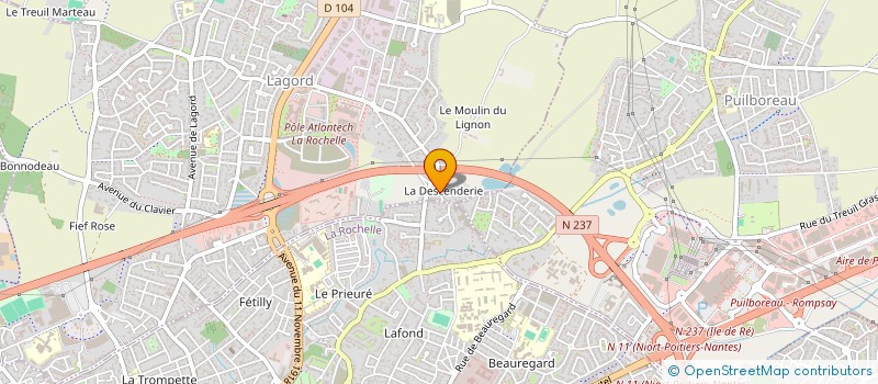 localisation de l'entreprise MONSIEUR STEPHANE DAUCHY  LAGORD