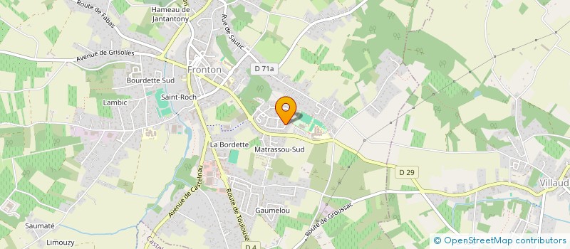 localisation de l'entreprise MONSIEUR STEPHANE DAUDE  FRONTON