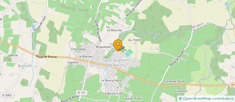 localisation de l'entreprise MONSIEUR STEPHANE DAUDE  SAINT-QUENTIN-DE-BARON