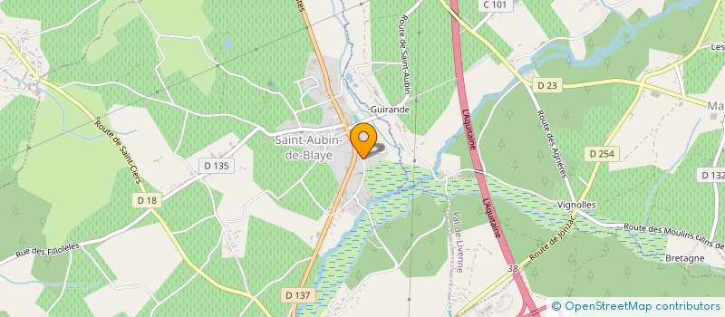 localisation de l'entreprise MONSIEUR STEPHANE DAUDEY  SAINT-AUBIN-DE-BLAYE